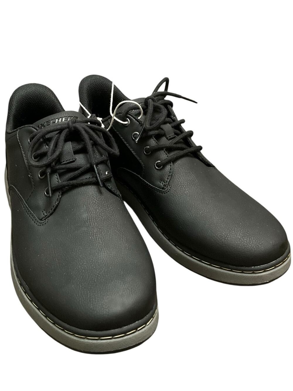 Skechers Men's Swift Fit Shoes Relaxed Fit Memory Foam Black Size 9.5 NEW NIB